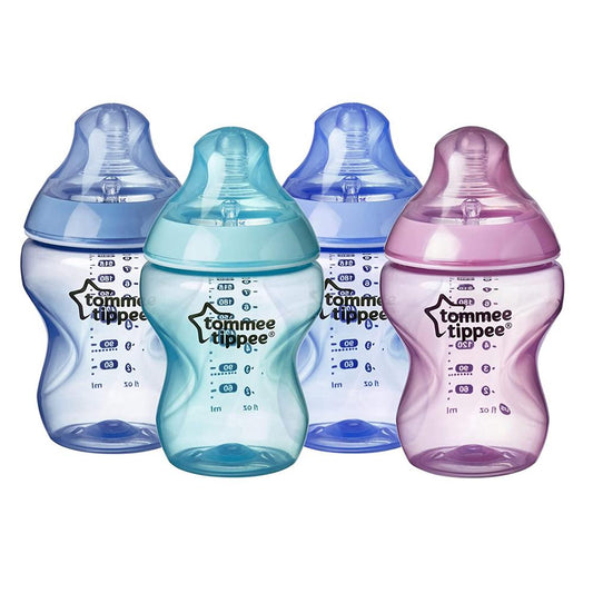 Tommee Tippee Closer To Nature Colour My World 260ml Baby Bottles 4 Pack - Pacific Clear Store