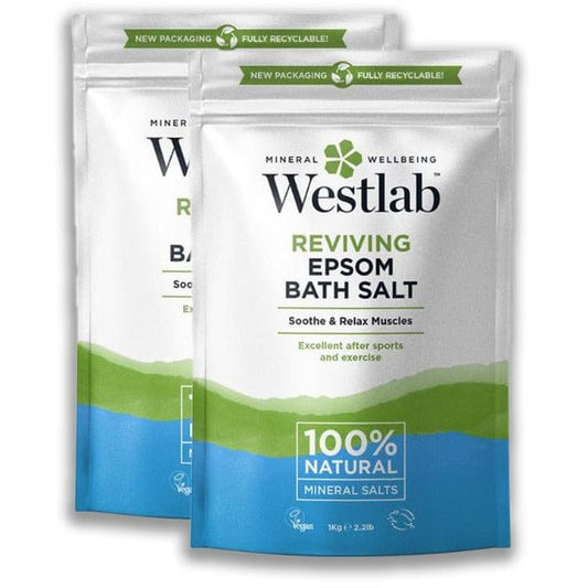 Westlab Reviving Epsom Salt 1kg (Case of 2) Clear Store